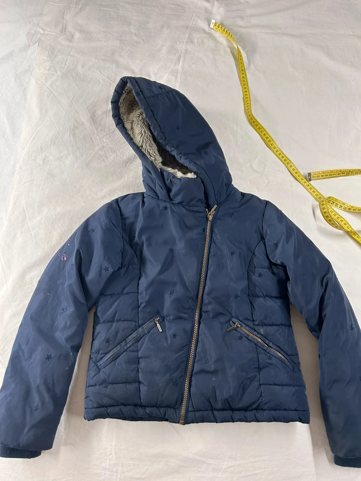 Doudoune bleu marine okaidi taille 10 ans